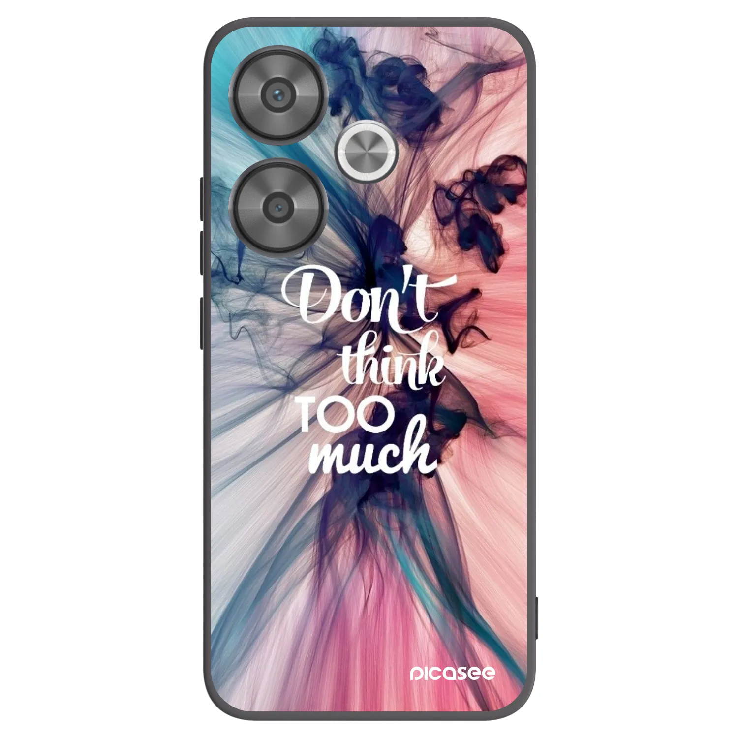 Picasee silikonový černý obal pro Xiaomi Poco F6 - Nemysli tolik