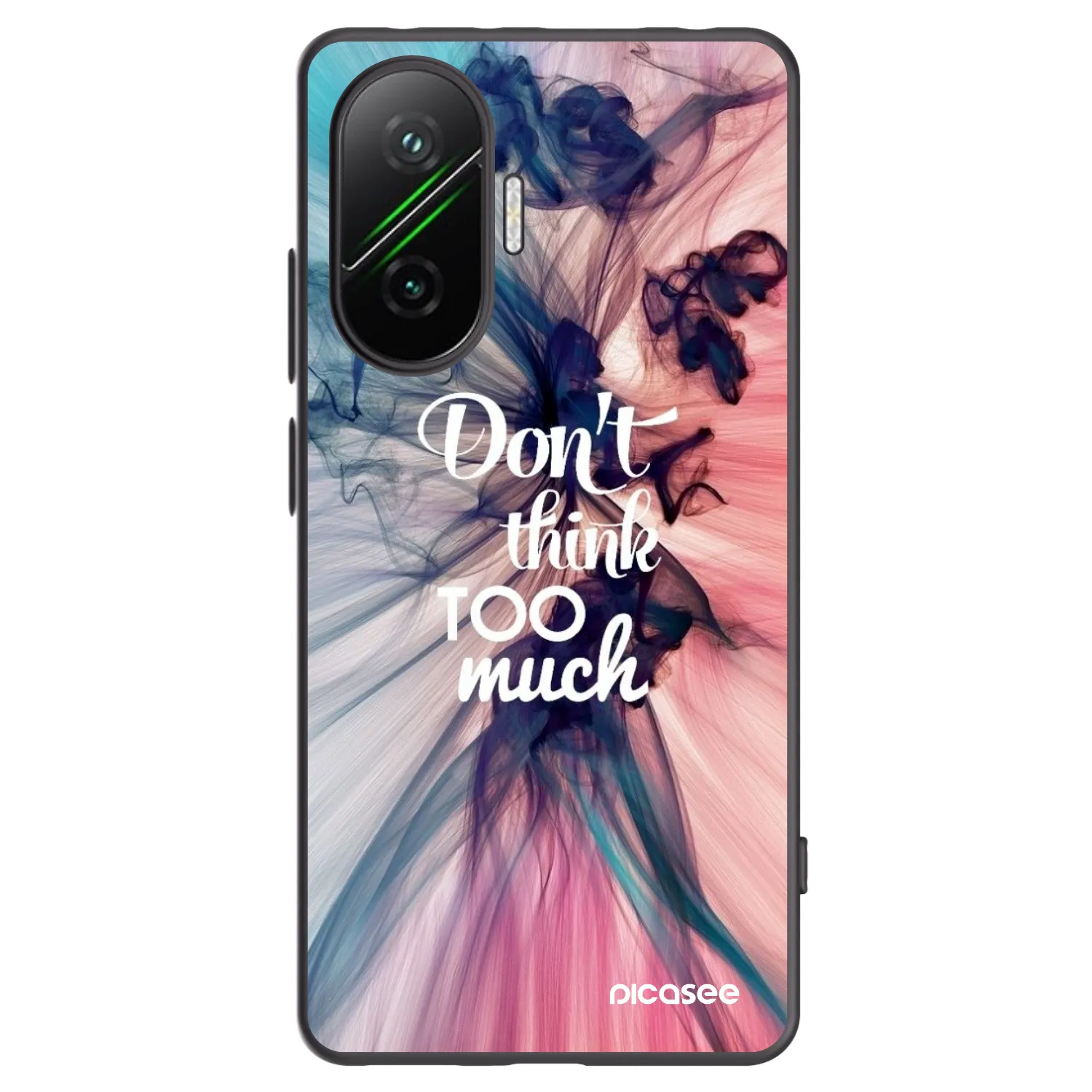 Picasee silikonový černý obal pro Xiaomi Poco F7 5G - Nemysli tolik