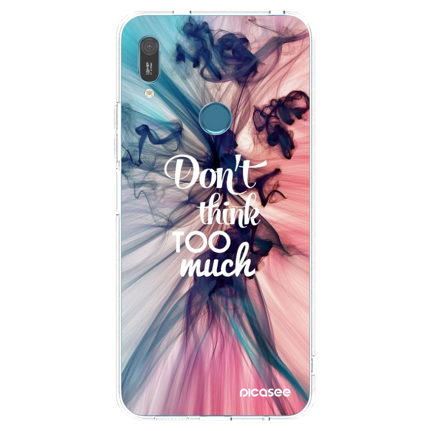 Picasee silikonový průhledný obal pro Huawei Y6 2019 - Nemysli tolik