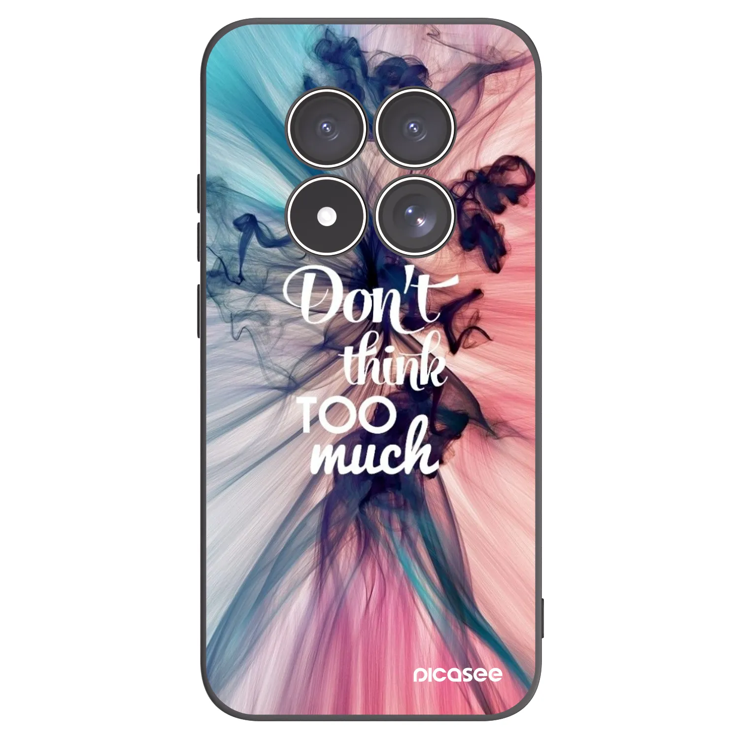 Picasee silikonový černý obal pro Xiaomi Redmi Note 15 Pro 4G - Nemysli tolik