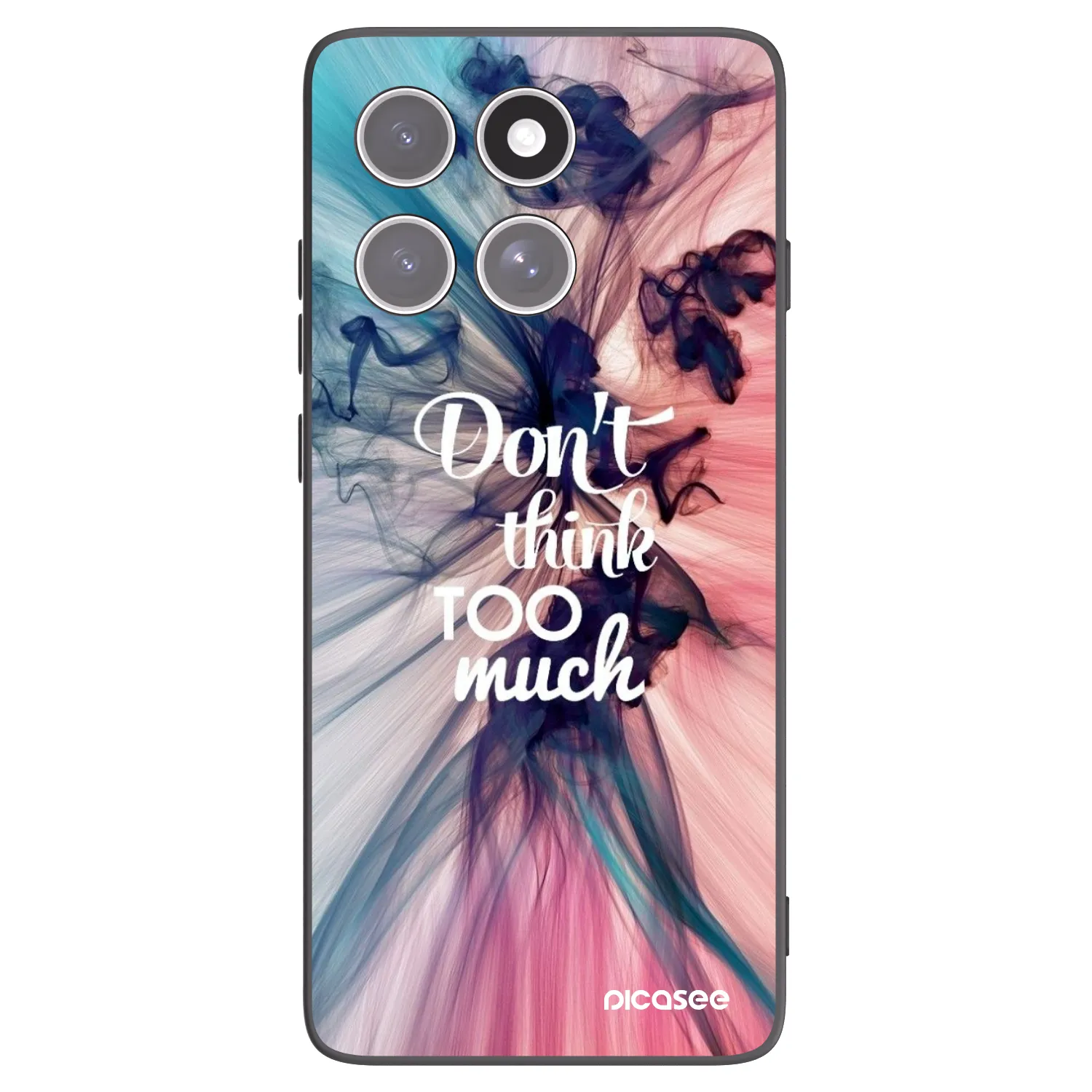 Picasee silikonový černý obal pro Motorola Edge 60 Fusion - Nemysli tolik
