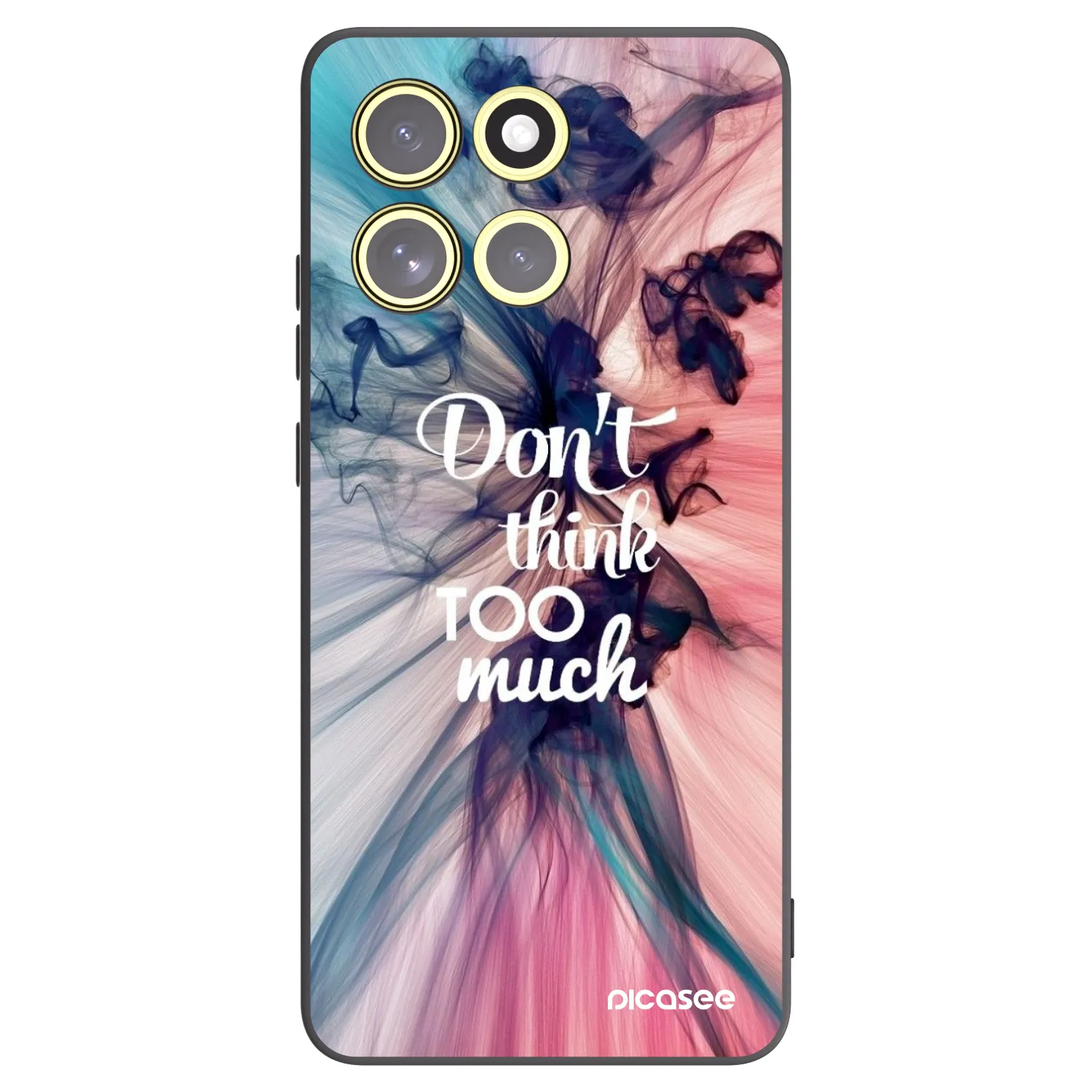 Picasee silikonový černý obal pro Motorola Moto G86 Power 5G - Nemysli tolik