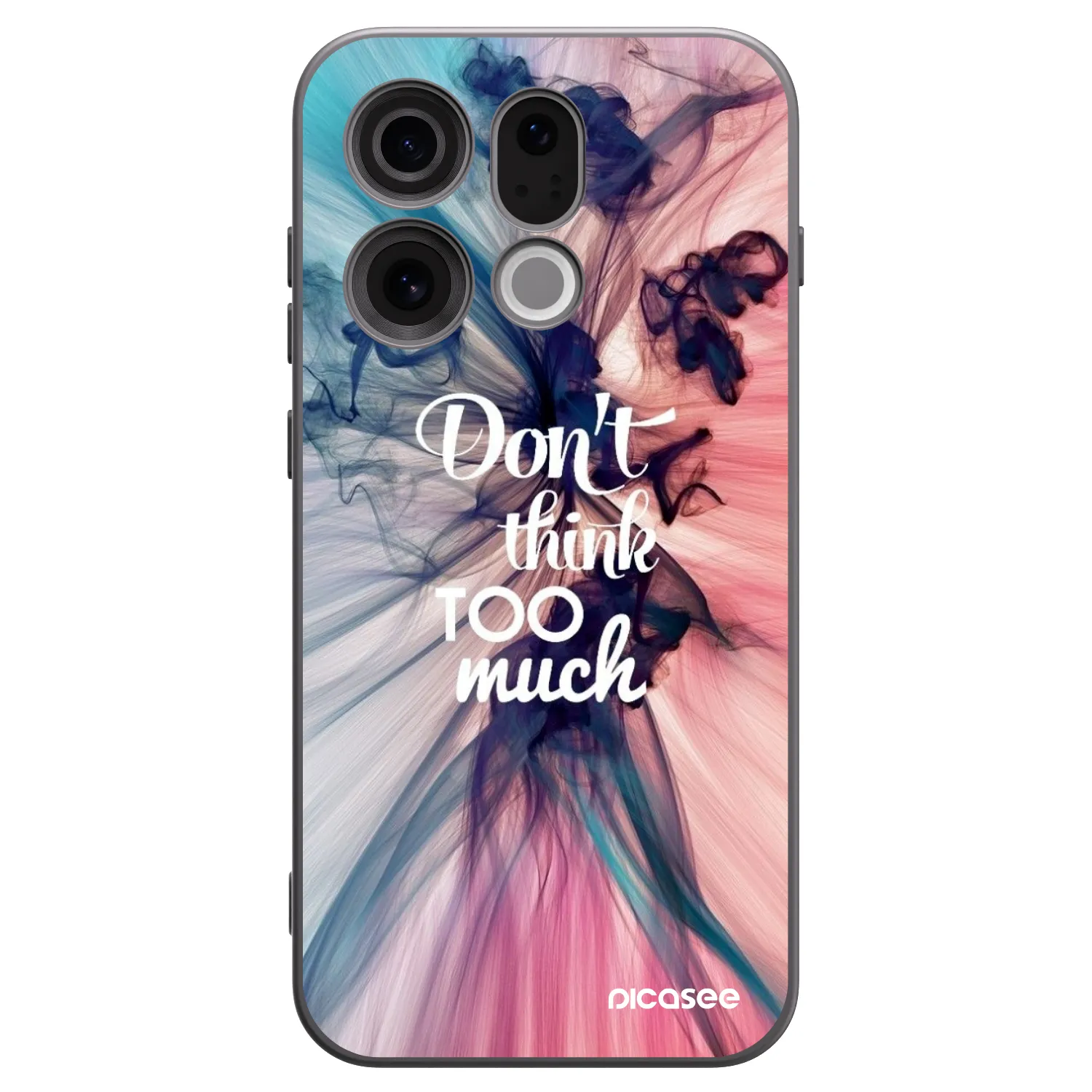 Picasee silikonový černý obal pro OPPO Find X9 - Nemysli tolik