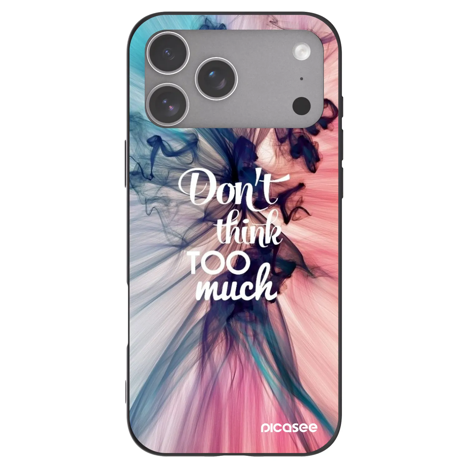 Picasee silikonový černý obal pro Apple iPhone 18 Pro Max - Nemysli tolik