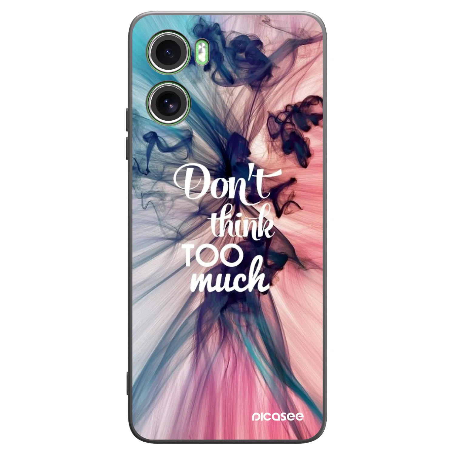 Picasee silikonový černý obal pro Motorola Moto G06 - Nemysli tolik