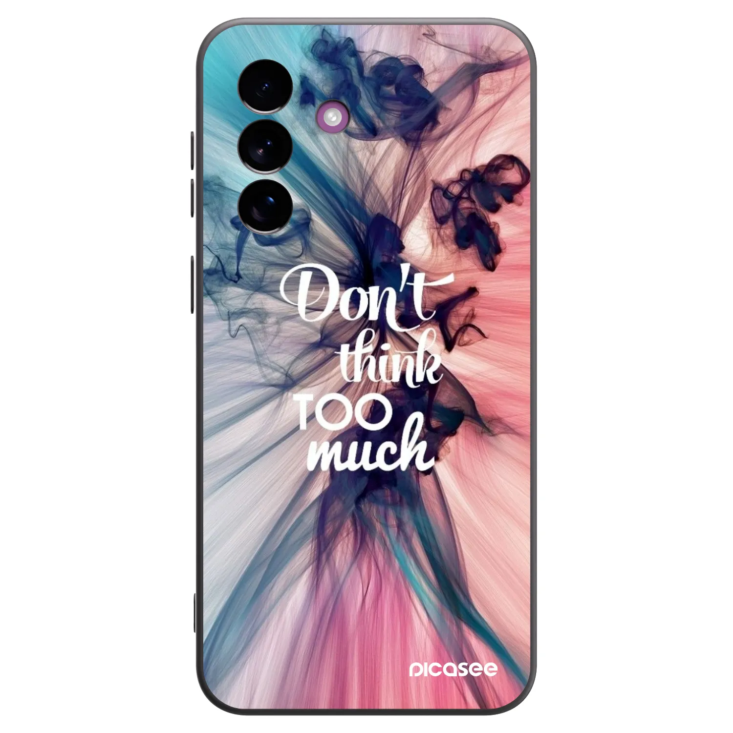 Picasee silikonový černý obal pro Samsung Galaxy A37 - Nemysli tolik