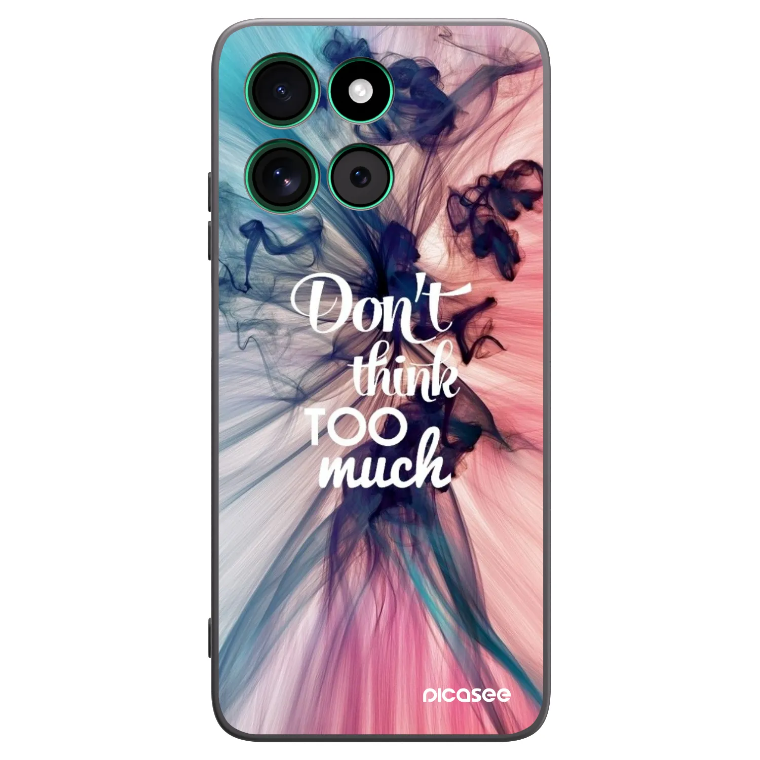 Picasee silikonový černý obal pro Motorola Moto G57 Power - Nemysli tolik