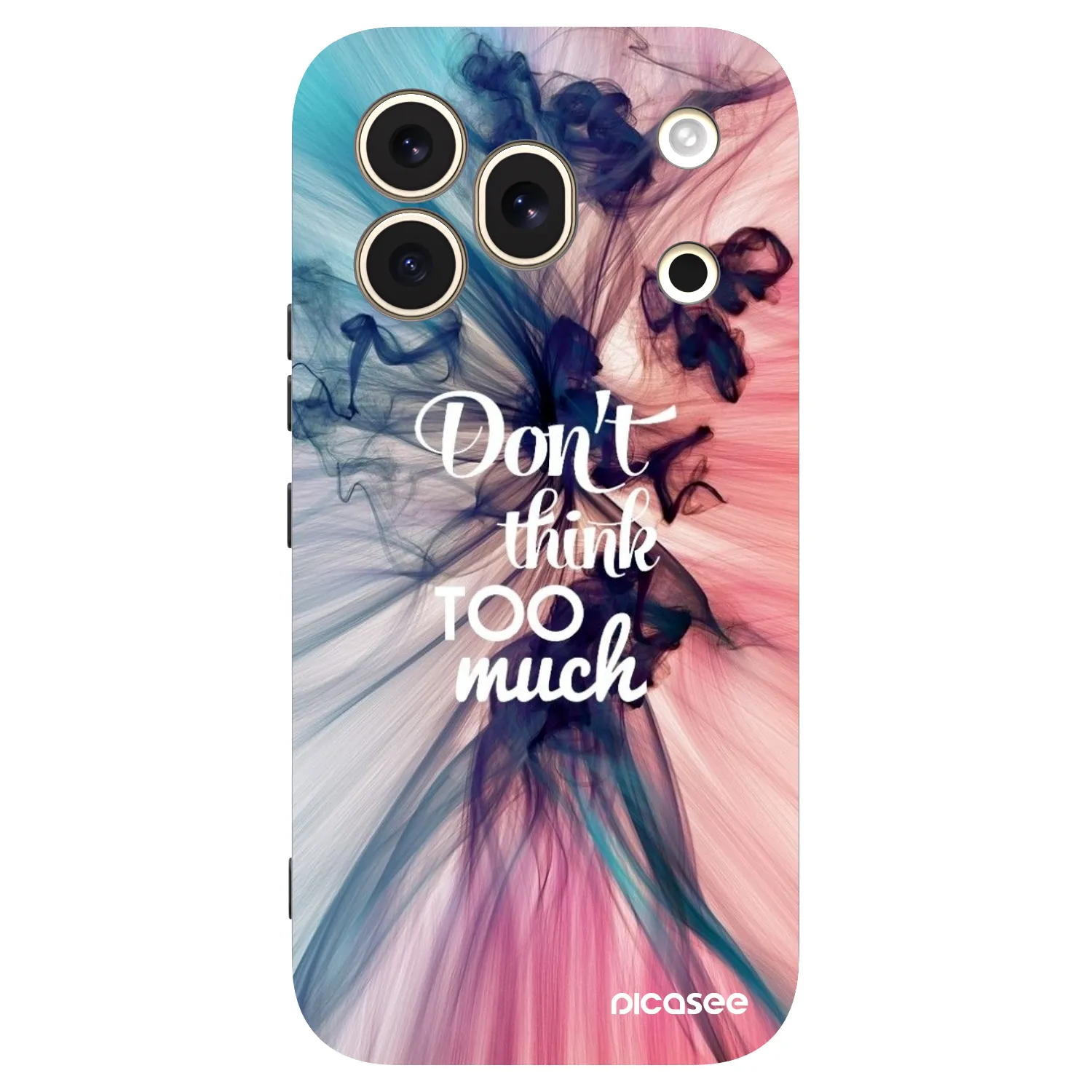Picasee silikonový černý obal pro Honor 600 Pro - Nemysli tolik
