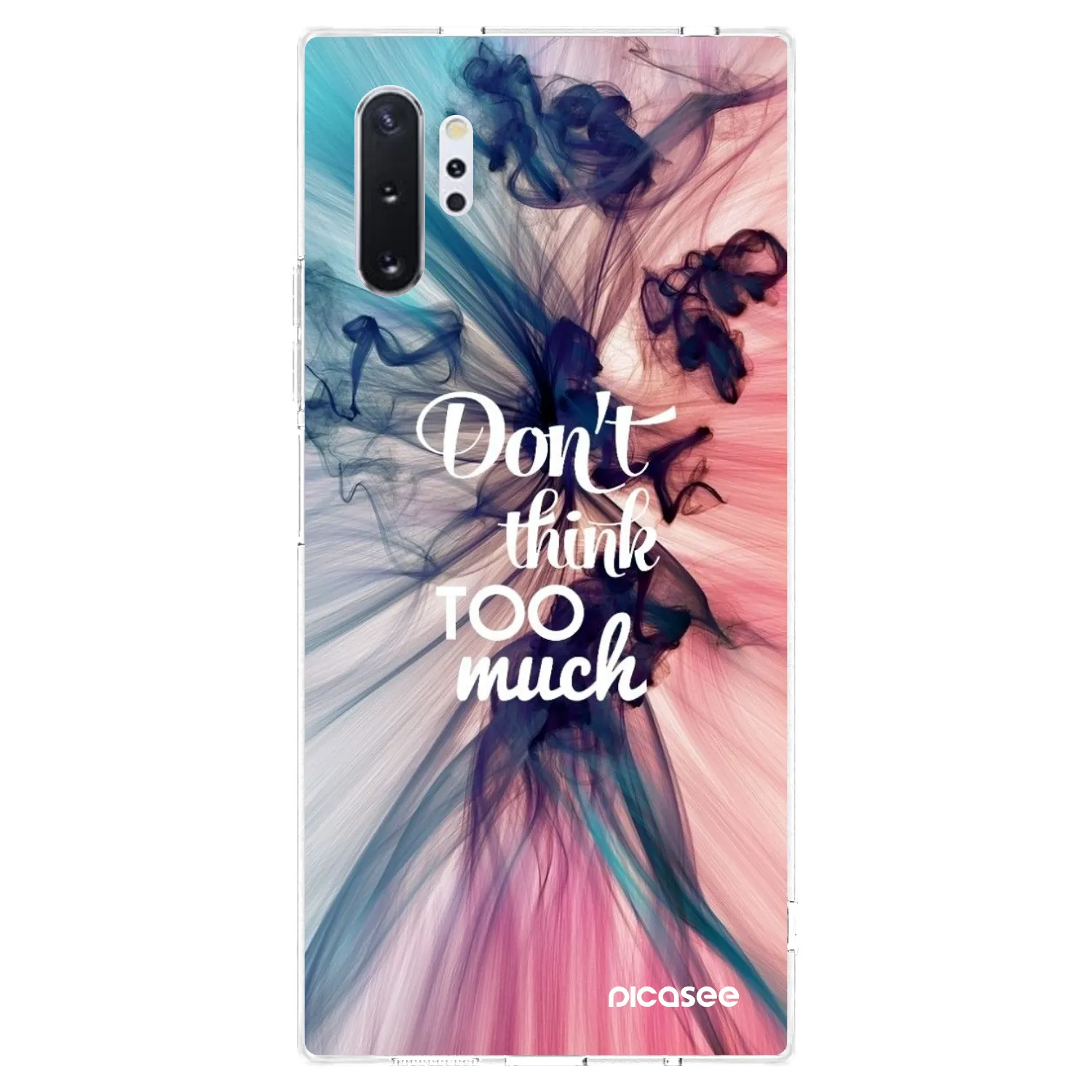 Picasee silikonový průhledný obal pro Samsung Galaxy Note 10+ N975F - Nemysli tolik