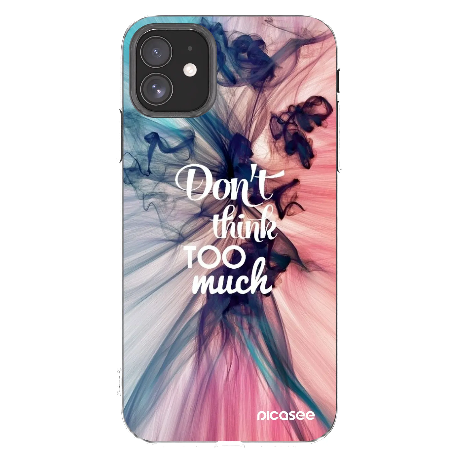 Picasee silikonový průhledný obal pro Apple iPhone 11 - Nemysli tolik