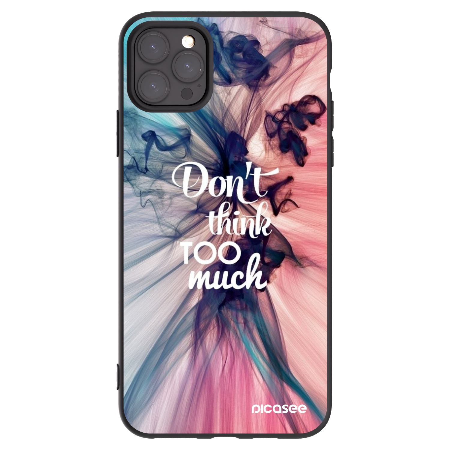 Picasee silikonový černý obal pro Apple iPhone 11 Pro Max - Nemysli tolik