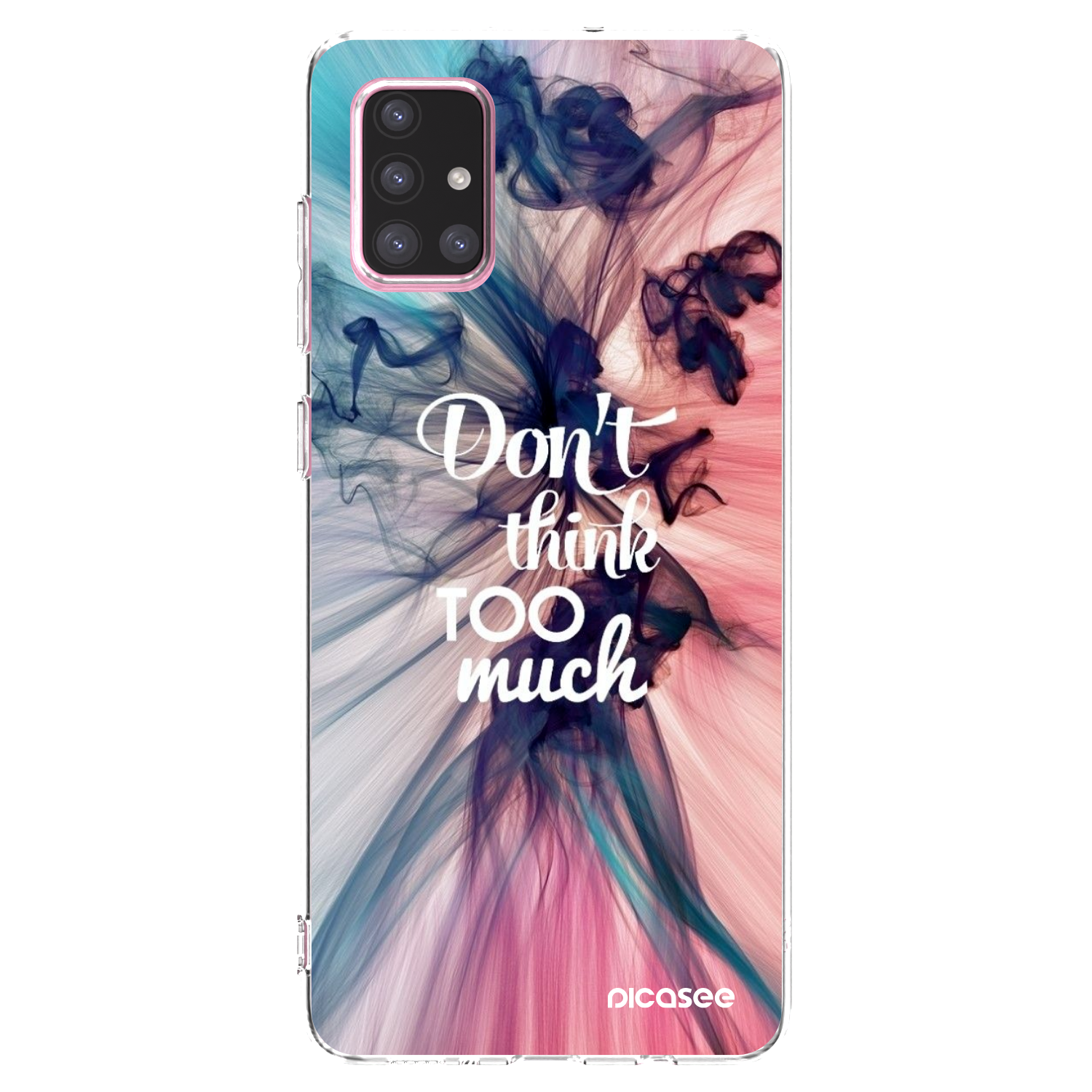 Picasee silikonový průhledný obal pro Samsung Galaxy A71 A715F - Nemysli tolik