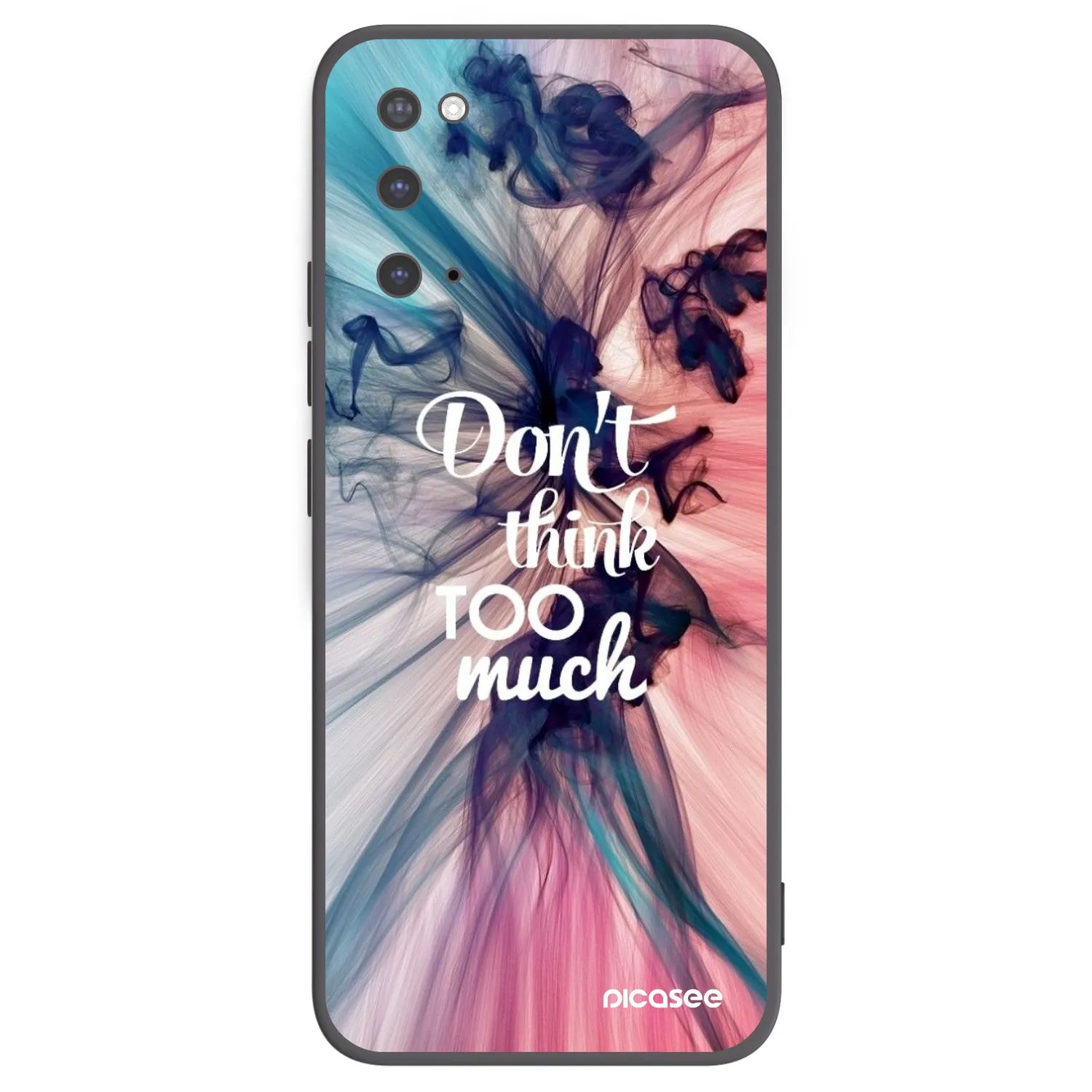 Picasee silikonový černý obal pro Samsung Galaxy S20 G980F - Nemysli tolik