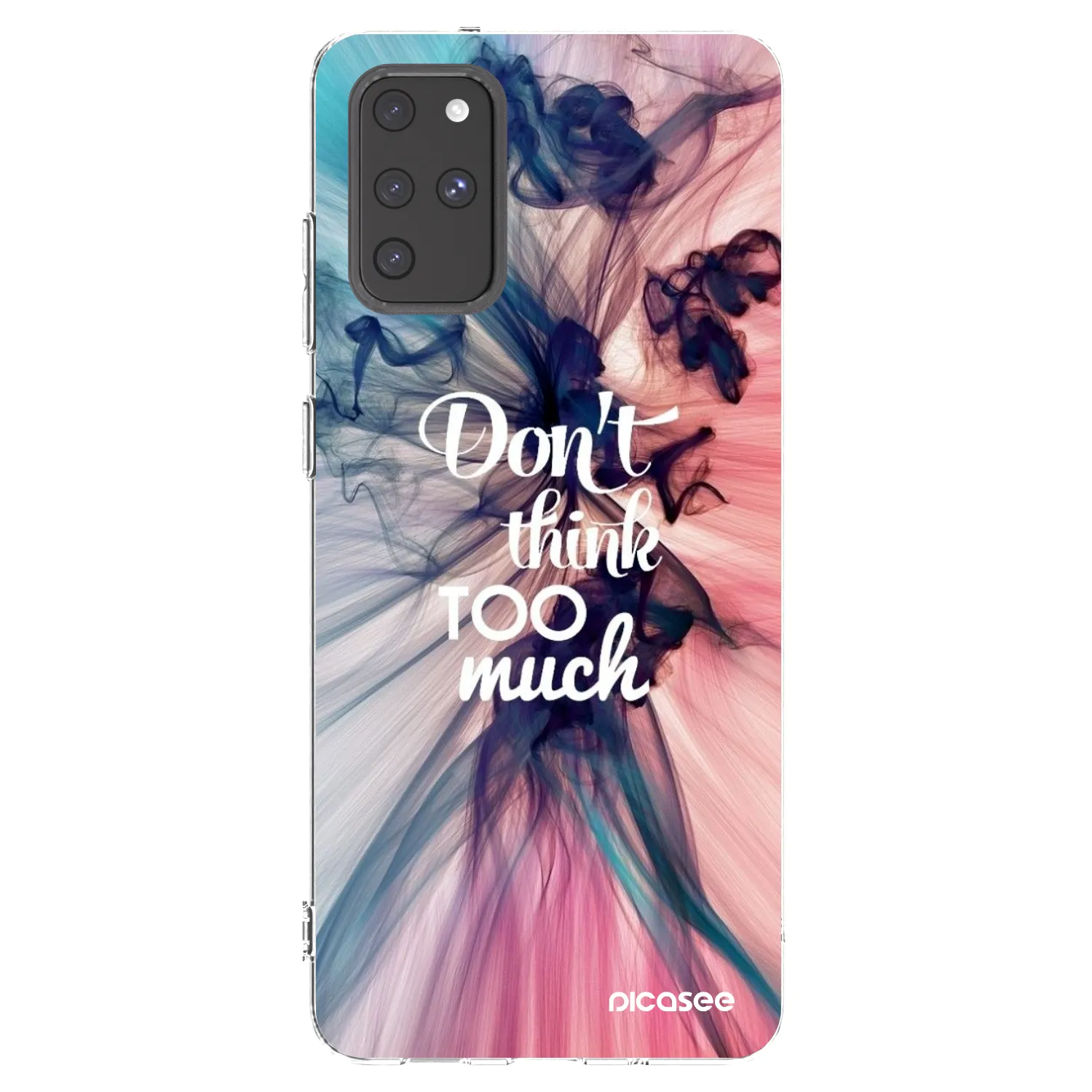 Picasee silikonový průhledný obal pro Samsung Galaxy S20+ G985F - Nemysli tolik