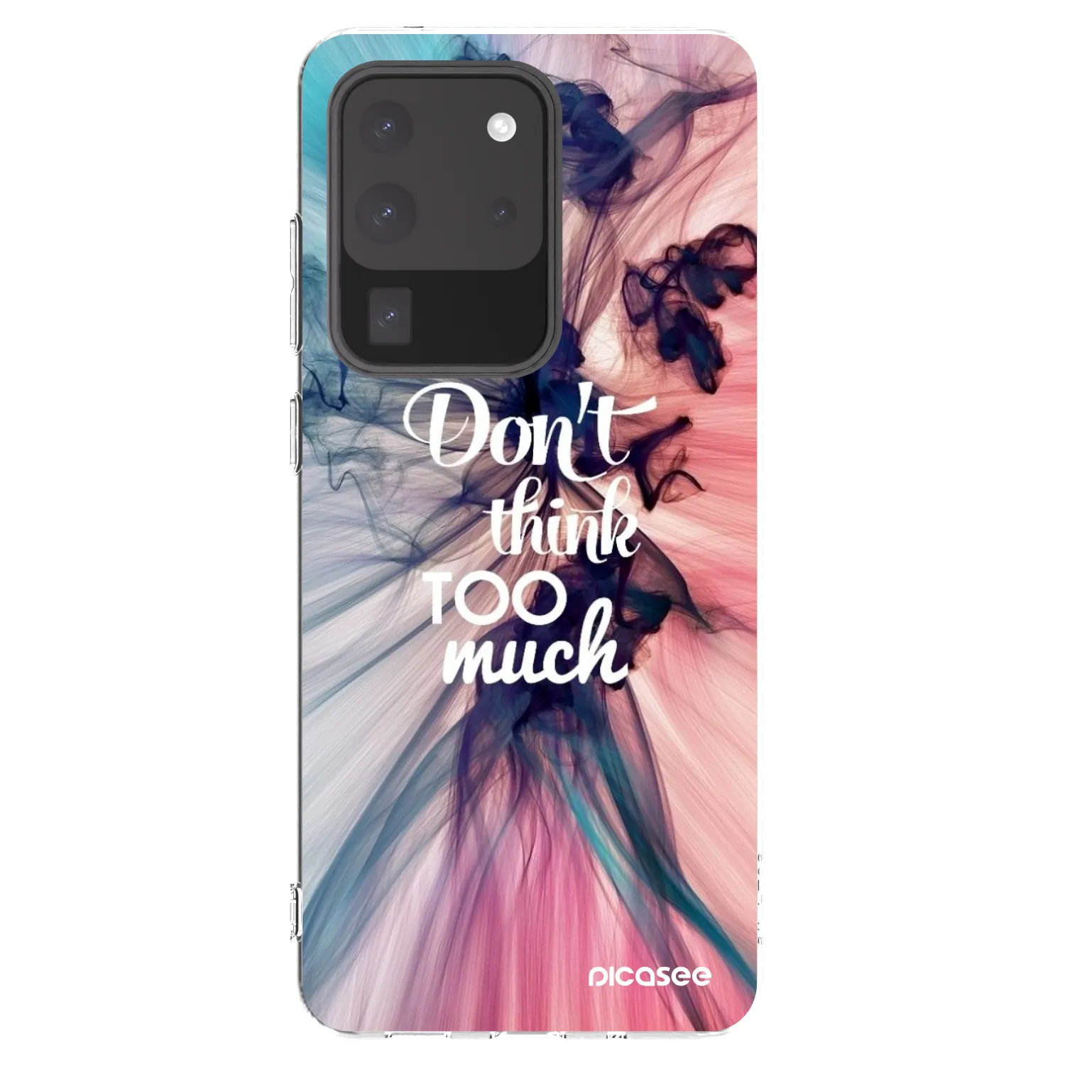 Picasee silikonový průhledný obal pro Samsung Galaxy S20 Ultra 5G G988F - Nemysli tolik