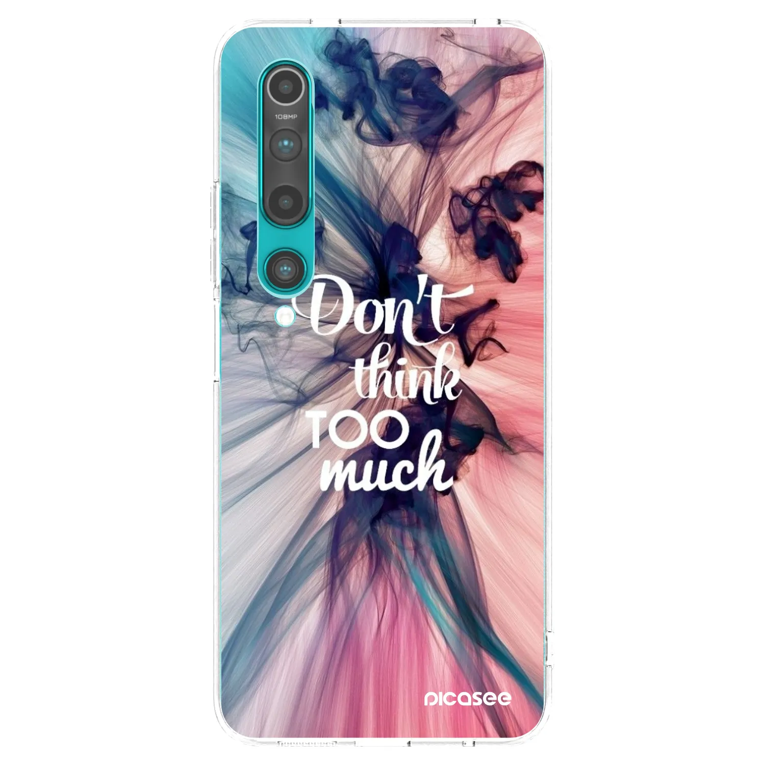 Picasee silikonový průhledný obal pro Xiaomi Mi 10 - Nemysli tolik