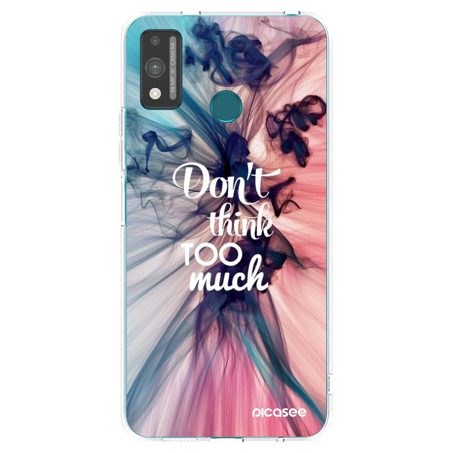 Picasee silikonový průhledný obal pro Honor 9X Lite - Nemysli tolik