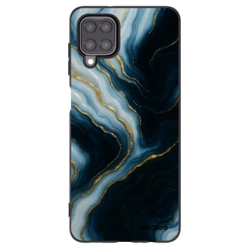 Picasee silikonový černý obal pro Samsung Galaxy A12 A125F - Luna