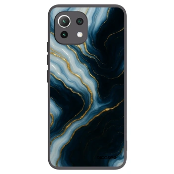 Picasee silikonový černý obal pro Xiaomi Mi 11 Lite - Luna