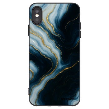 Picasee silikonový černý obal pro Apple iPhone XS Max - Luna