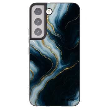 Picasee silikonový černý obal pro Samsung Galaxy S22 5G - Luna