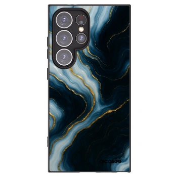 Picasee silikonový černý obal pro Samsung Galaxy S24 Ultra S928B 5G - Luna