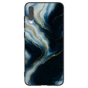 Picasee silikonový černý obal pro Samsung Galaxy A70 A705F - Luna