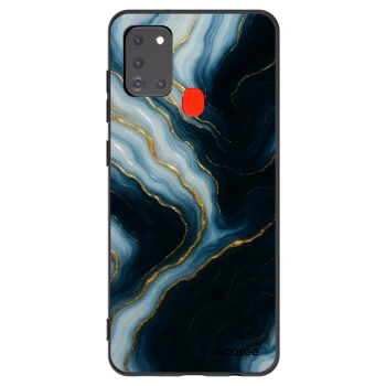 Picasee silikonový černý obal pro Samsung Galaxy A21s - Luna