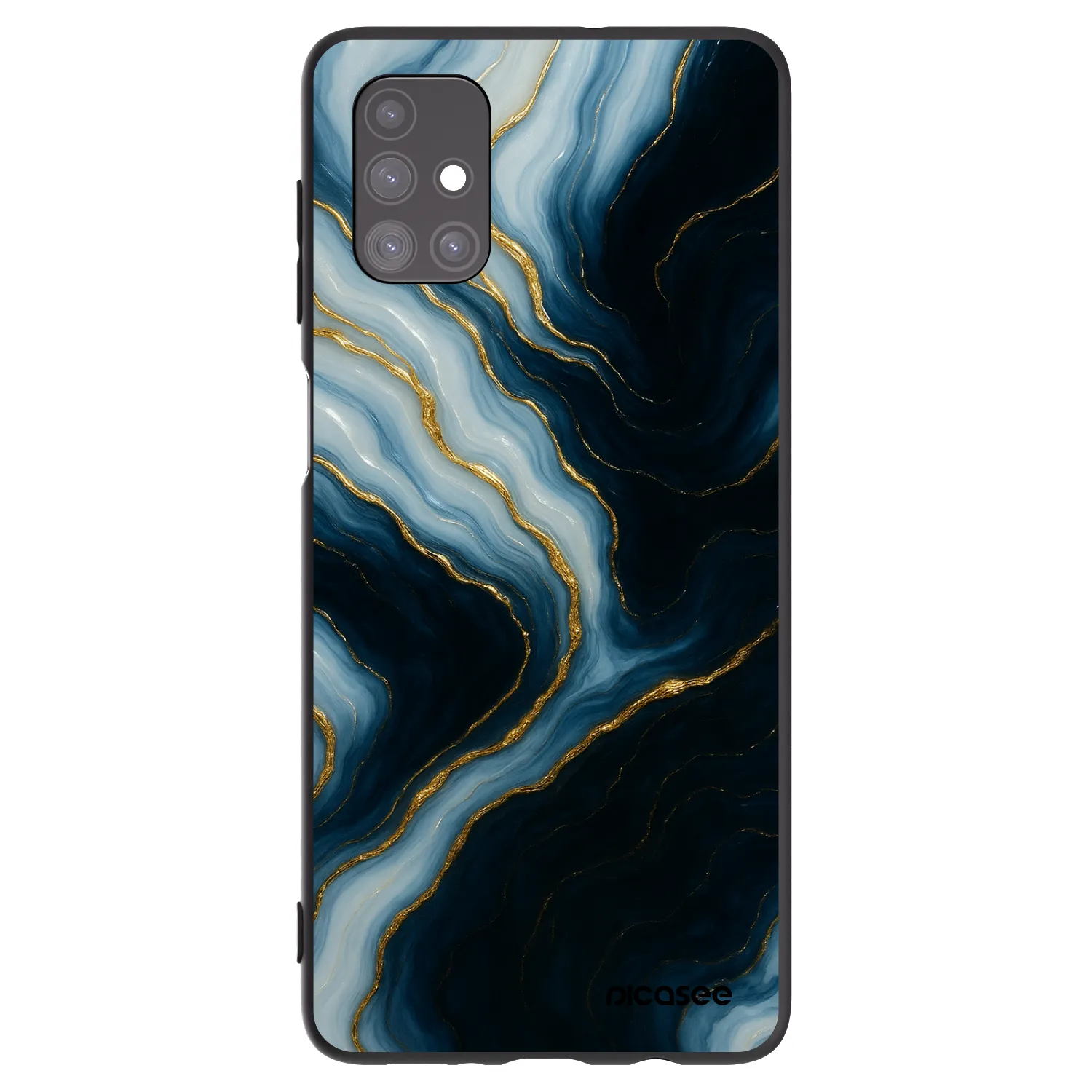 Picasee silikonový černý obal pro Samsung Galaxy M51 M515F - Luna