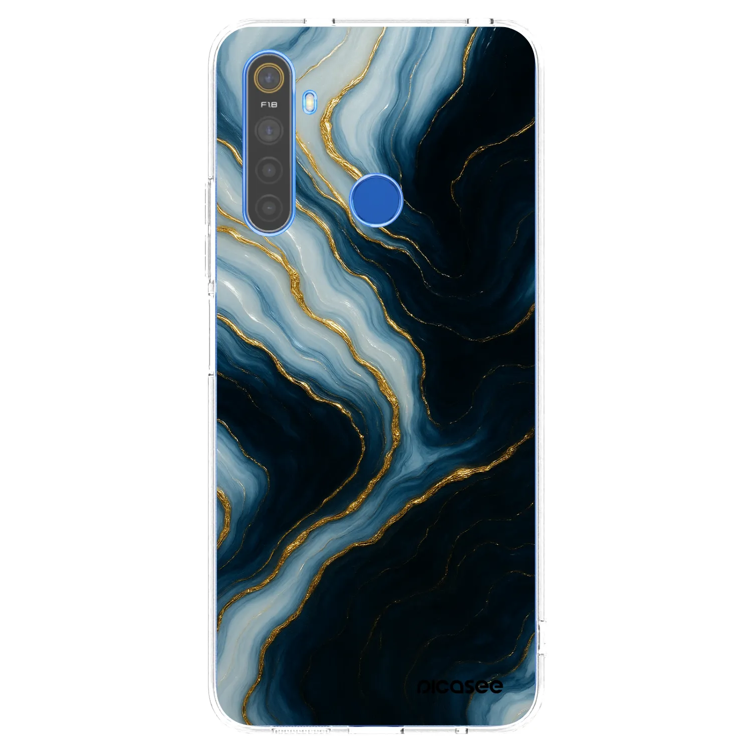 Picasee silikonový průhledný obal pro Realme 5 - Luna