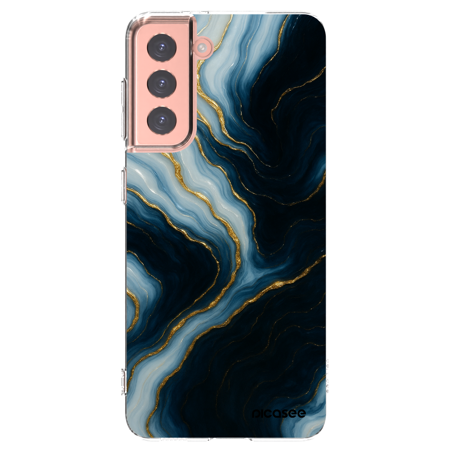 Picasee silikonový průhledný obal pro Samsung Galaxy S21 5G G991B - Luna