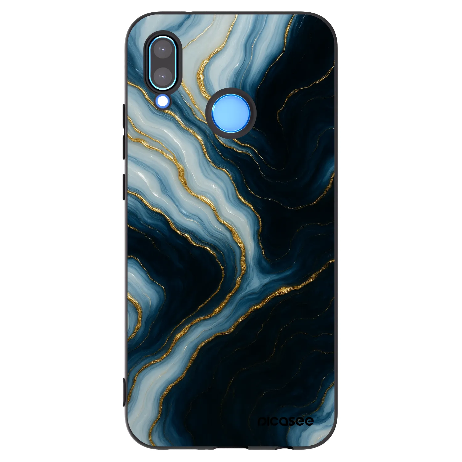 Picasee silikonový černý obal pro Huawei P20 Lite - Luna