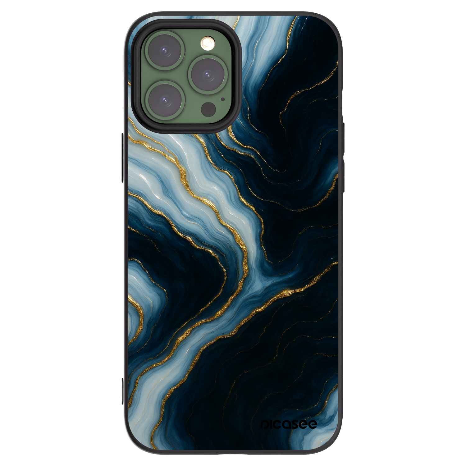 Picasee silikonový černý obal pro Apple iPhone 13 Pro Max - Luna