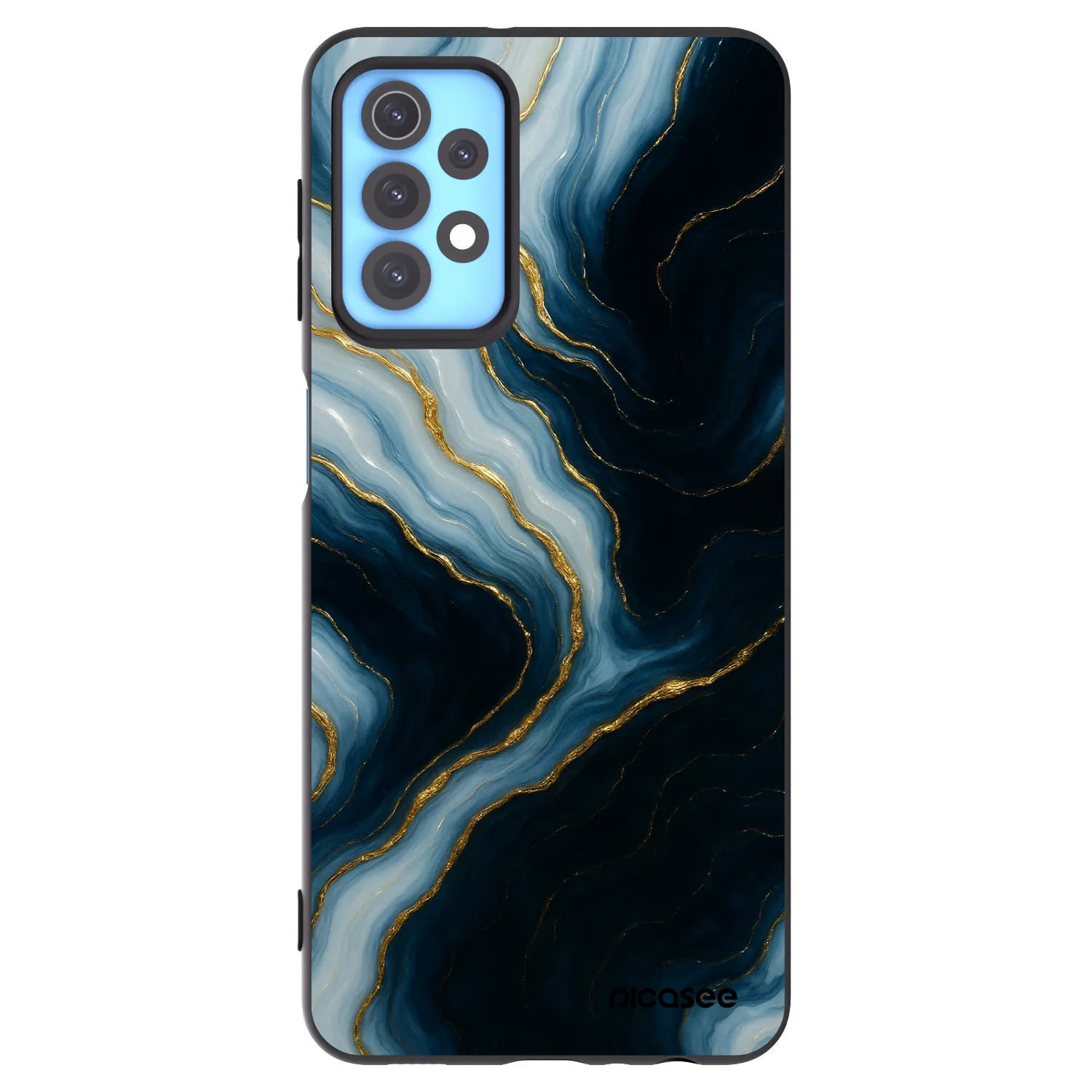 Picasee silikonový černý obal pro Samsung Galaxy A32 4G SM-A325F - Luna