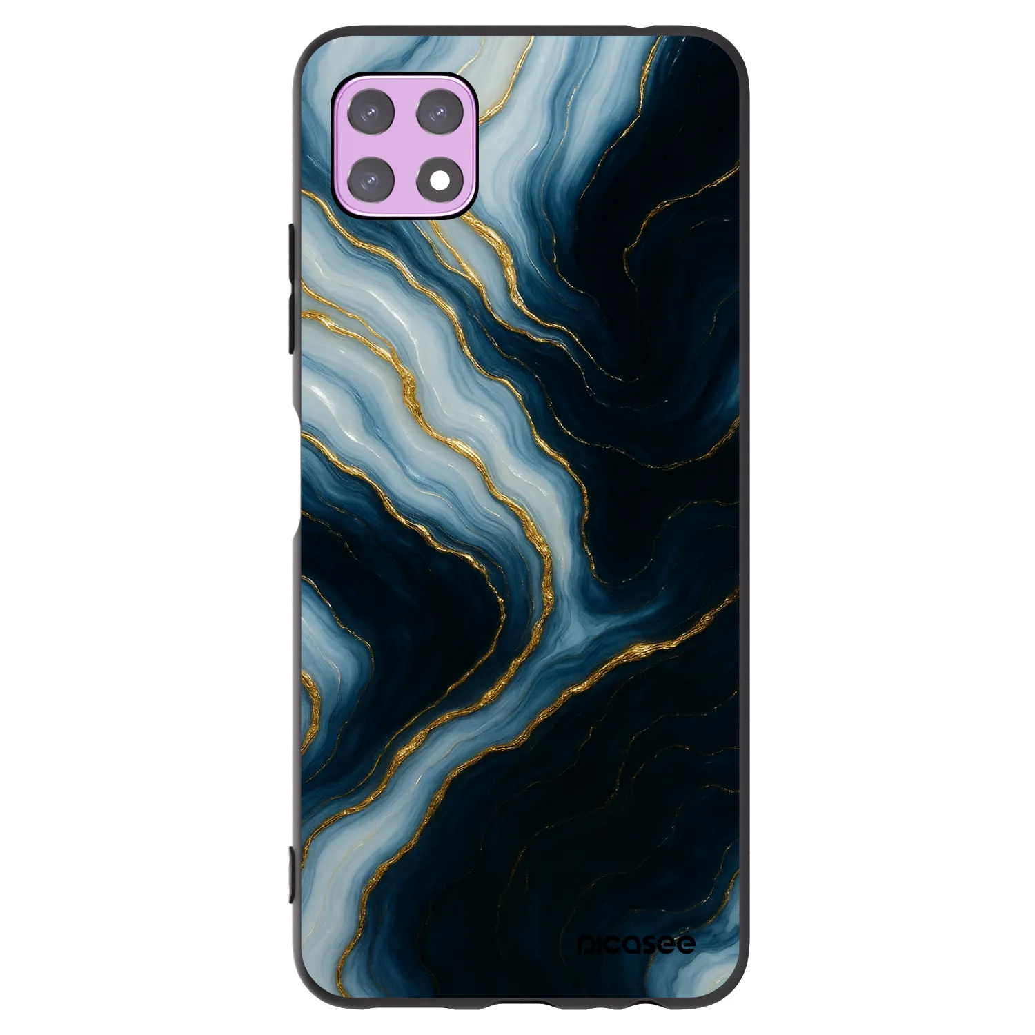 Picasee silikonový černý obal pro Samsung Galaxy A22 A226B 5G - Luna