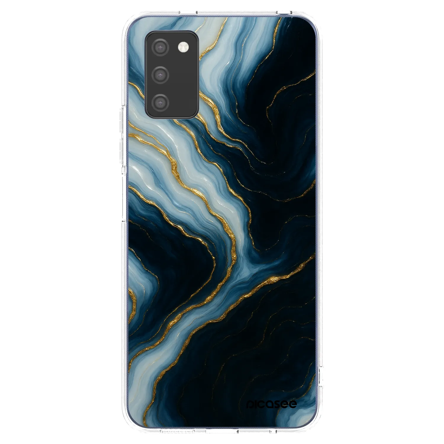 Picasee silikonový průhledný obal pro Samsung Galaxy A02s A025G - Luna