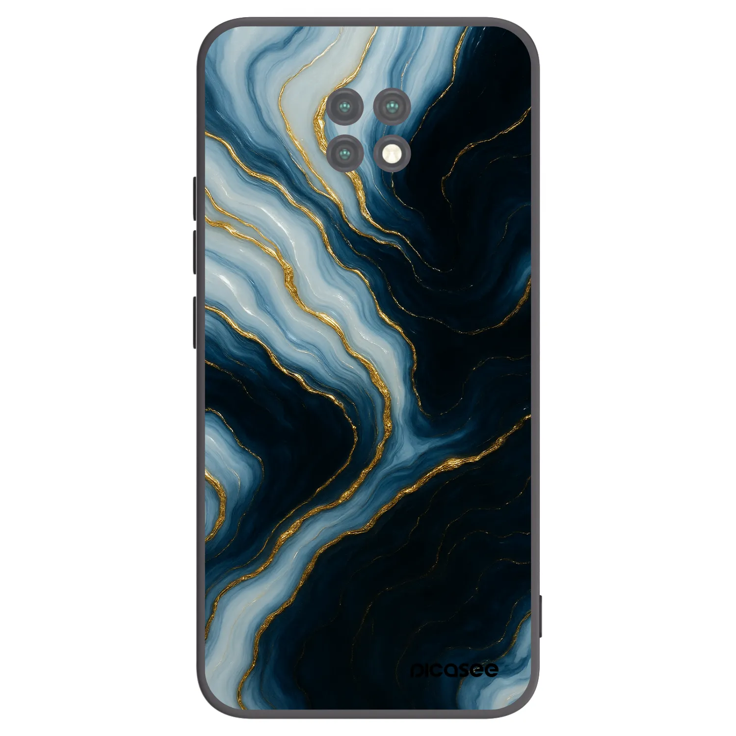 Picasee silikonový černý obal pro Xiaomi Redmi Note 9T - Luna