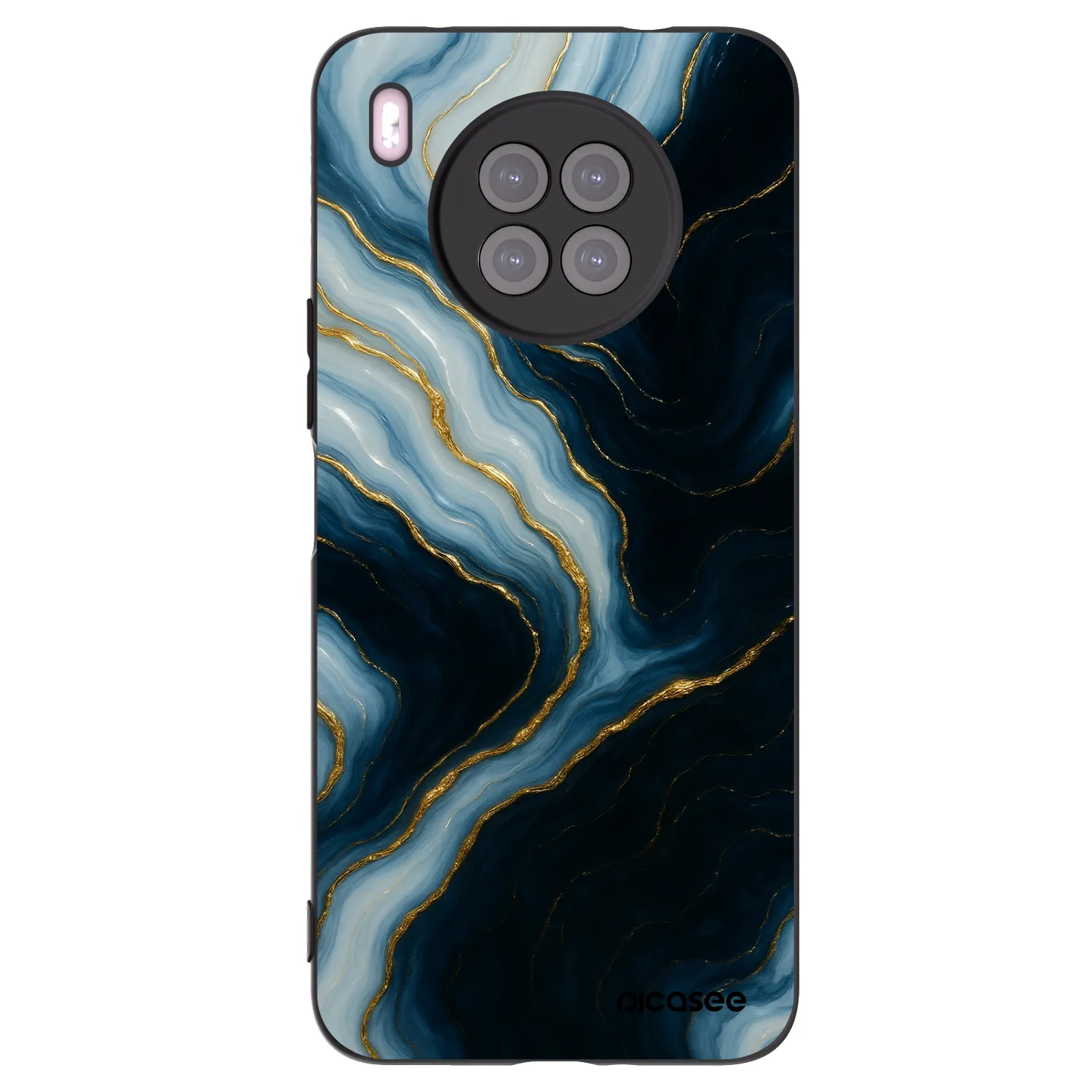 Picasee silikonový černý obal pro Huawei Nova 8i - Luna