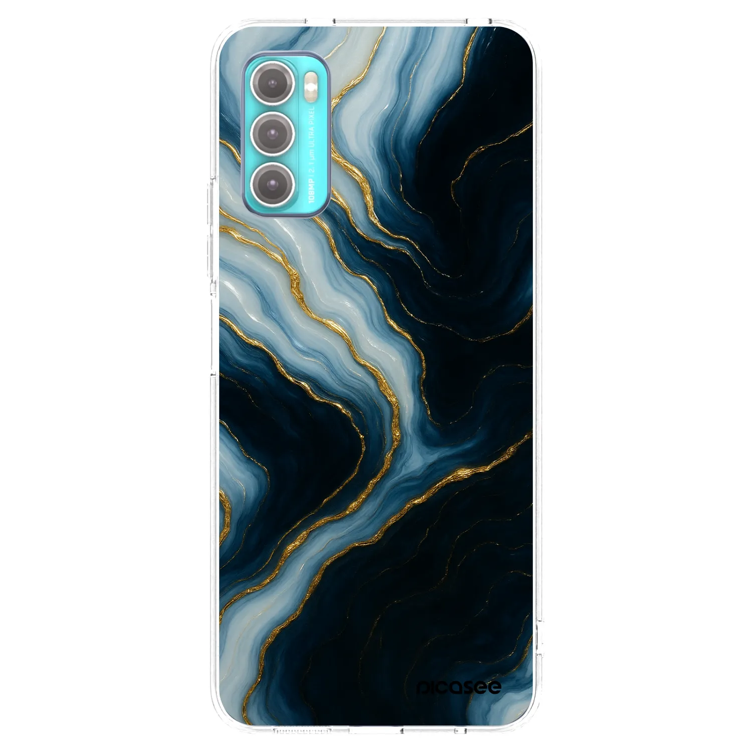 Picasee silikonový průhledný obal pro Motorola Moto G60 - Luna