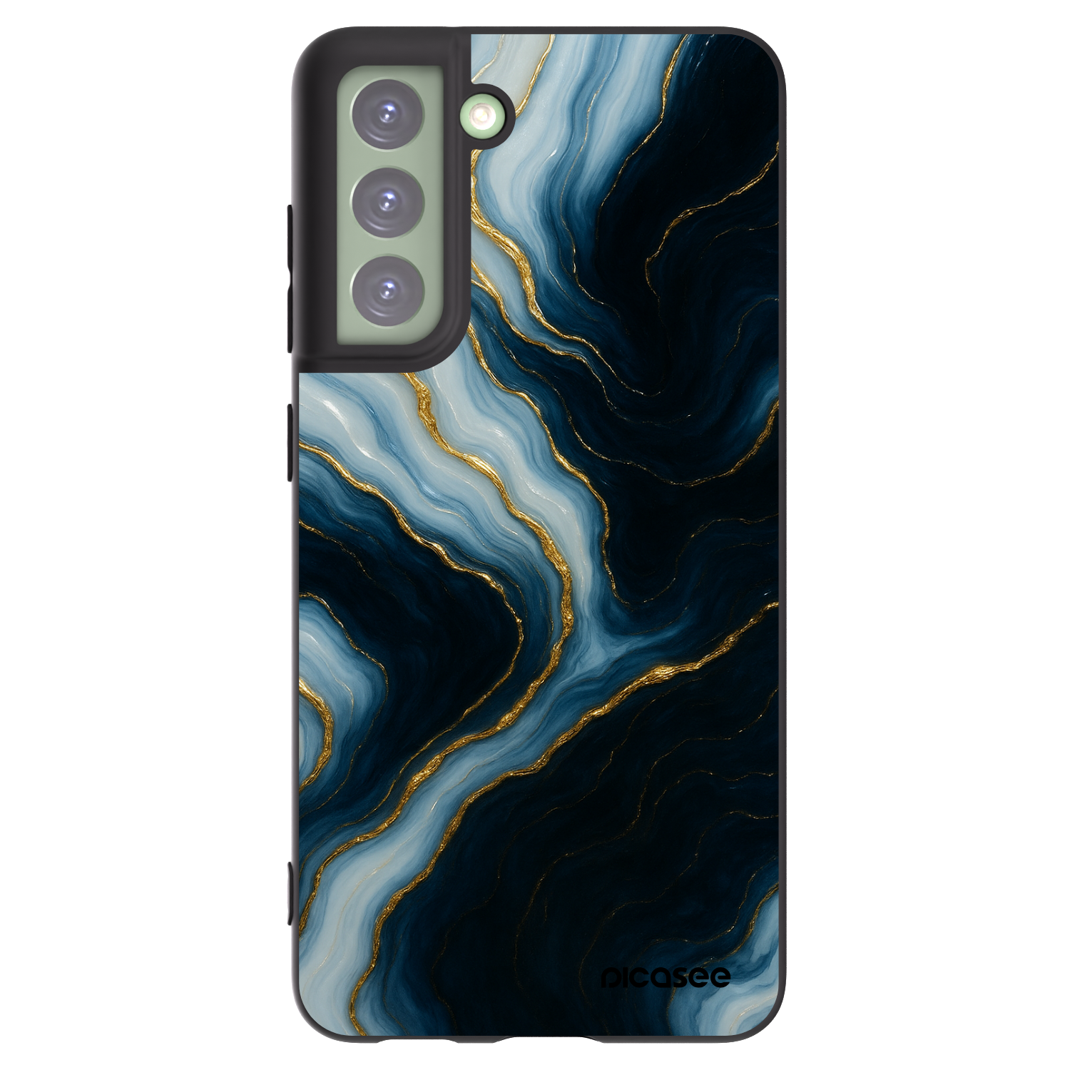 Picasee silikonový černý obal pro Samsung Galaxy S21 FE 5G - Luna