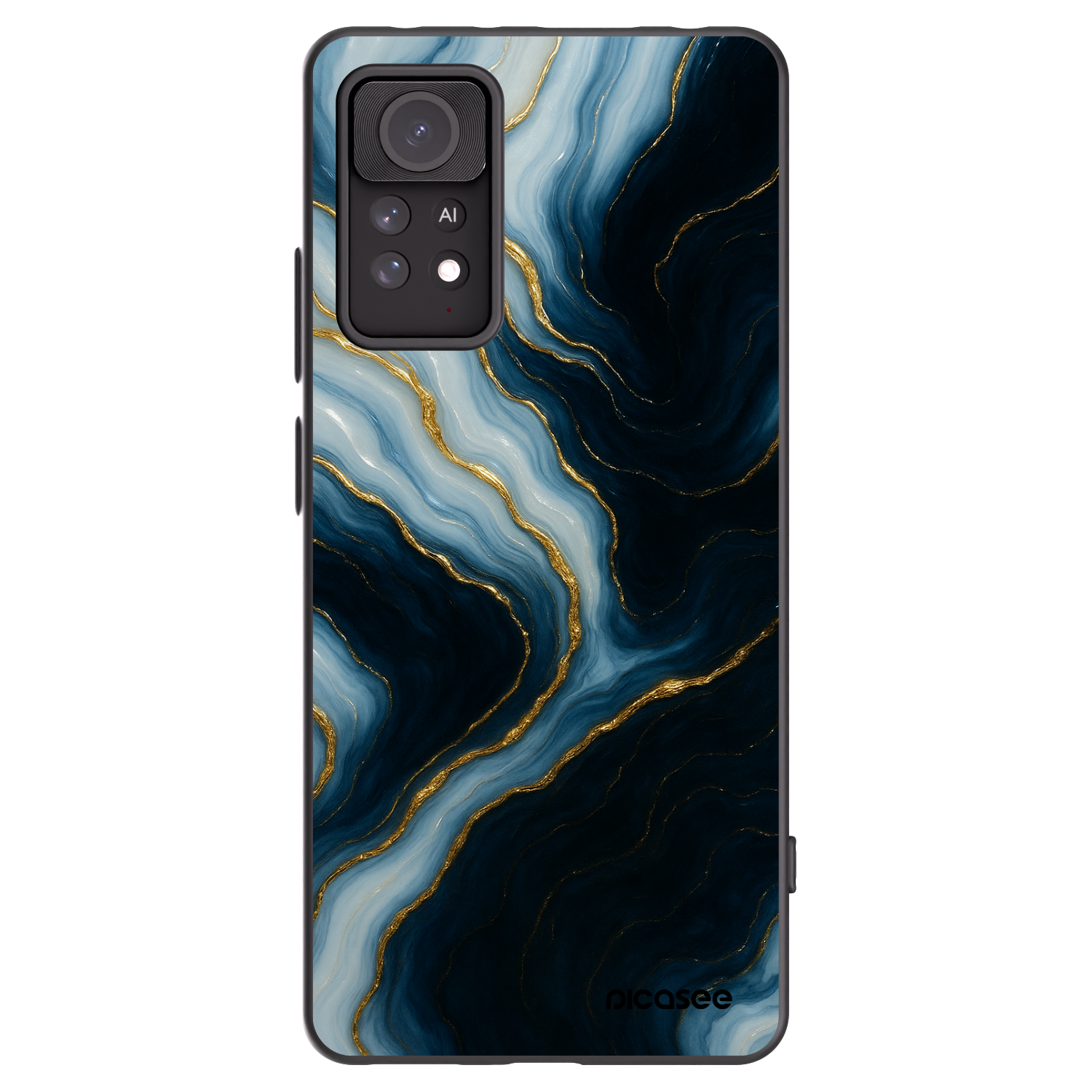 Picasee silikonový černý obal pro Xiaomi Redmi Note 11 Pro - Luna