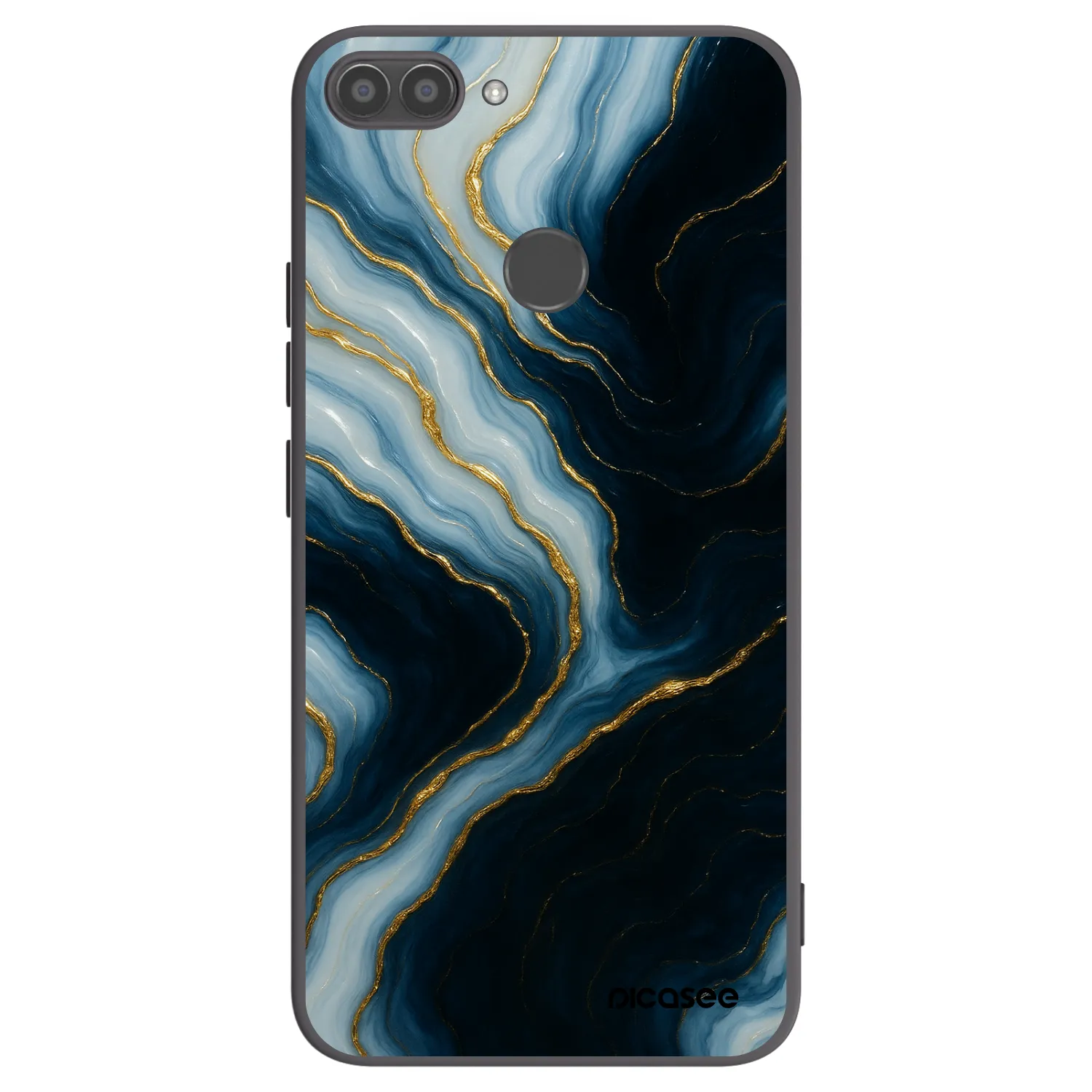 Picasee silikonový černý obal pro Huawei P Smart - Luna