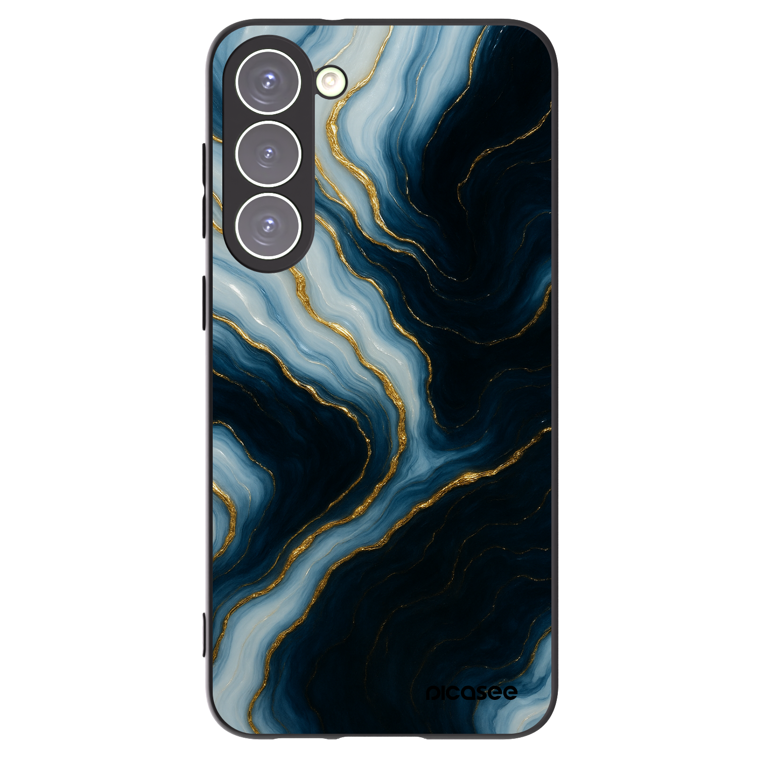 Picasee silikonový černý obal pro Samsung Galaxy S23+ 5G - Luna