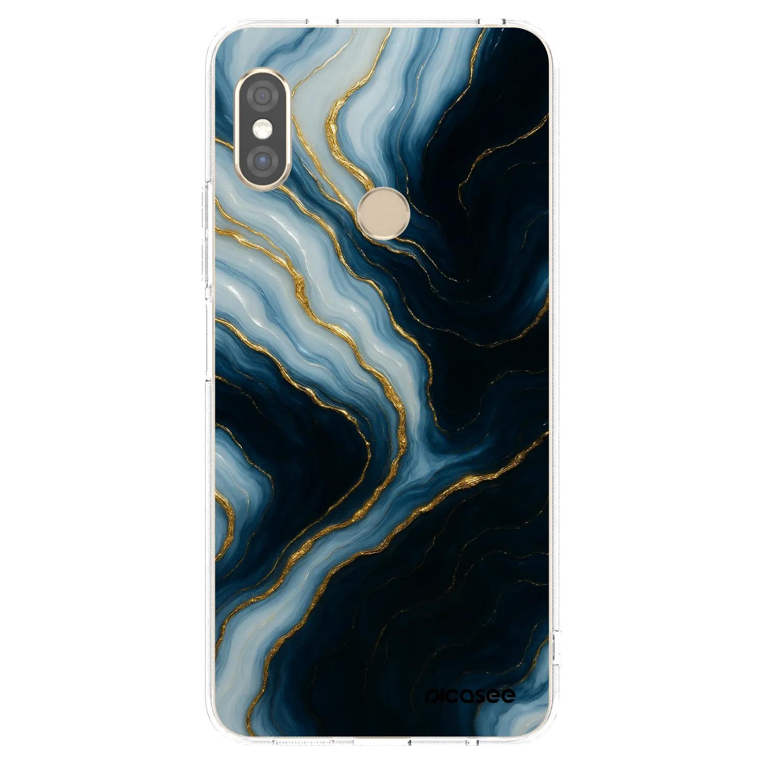 Picasee silikonový průhledný obal pro Xiaomi Redmi Note 5 Global - Luna