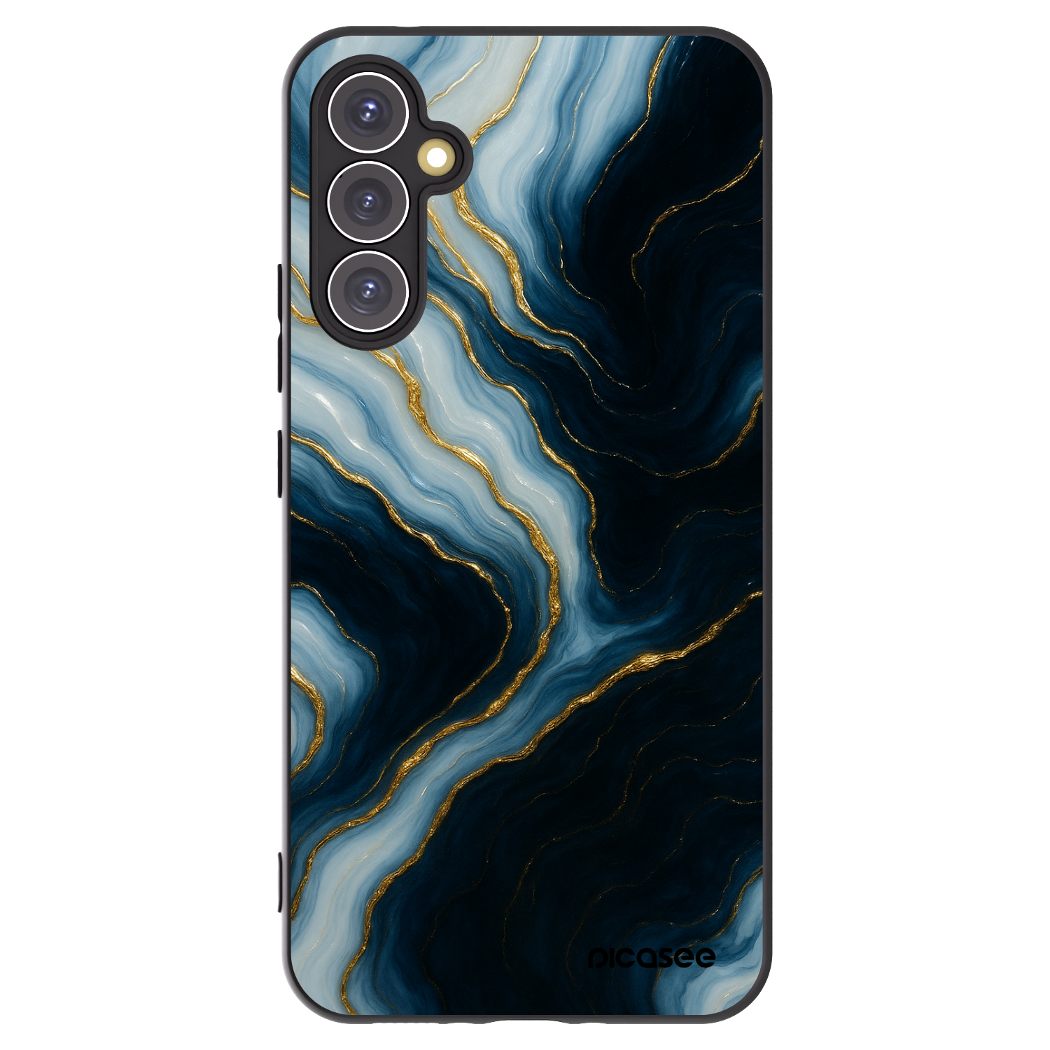 Picasee silikonový černý obal pro Samsung Galaxy A34 5G A346B - Luna