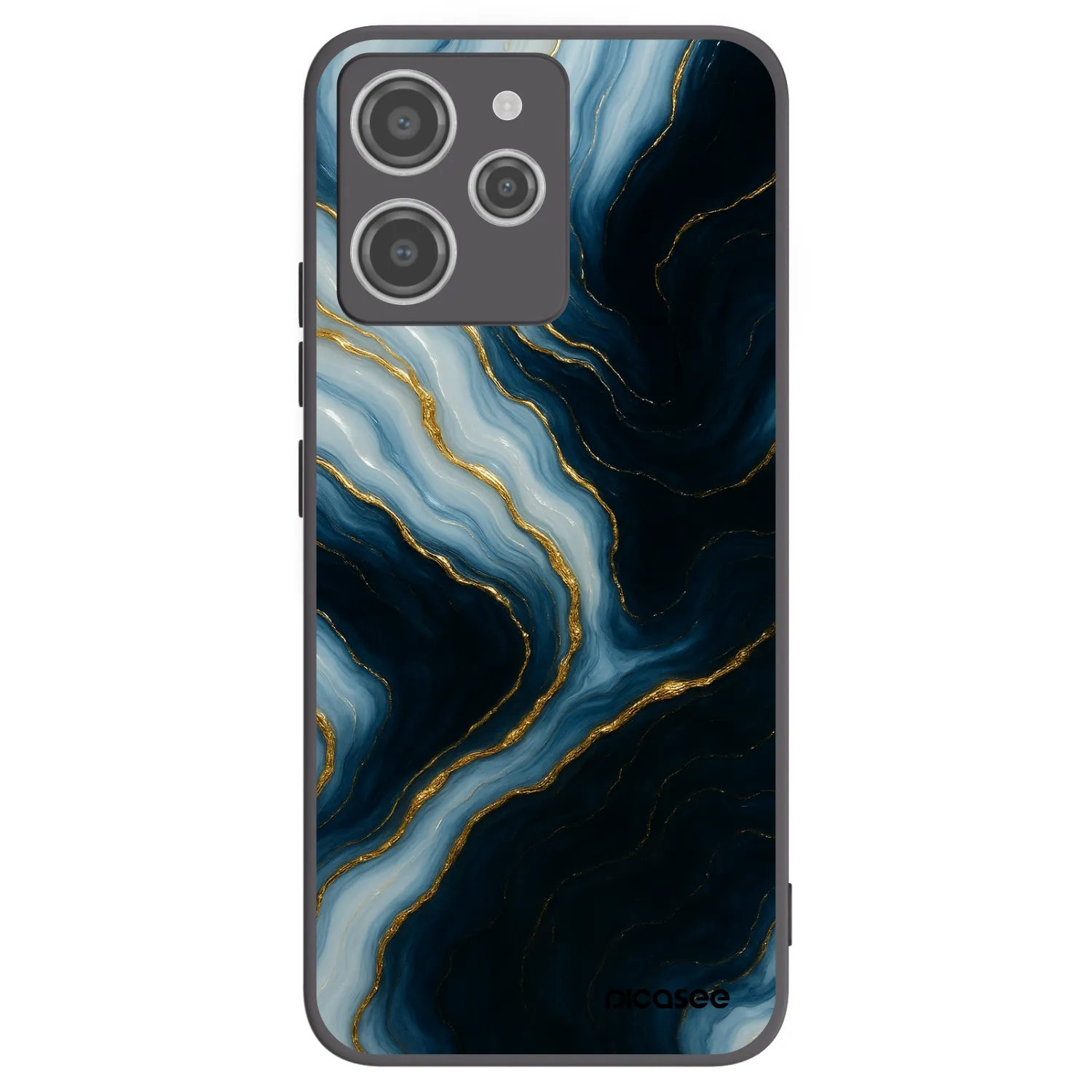 Picasee silikonový černý obal pro Xiaomi Redmi 12 4G - Luna