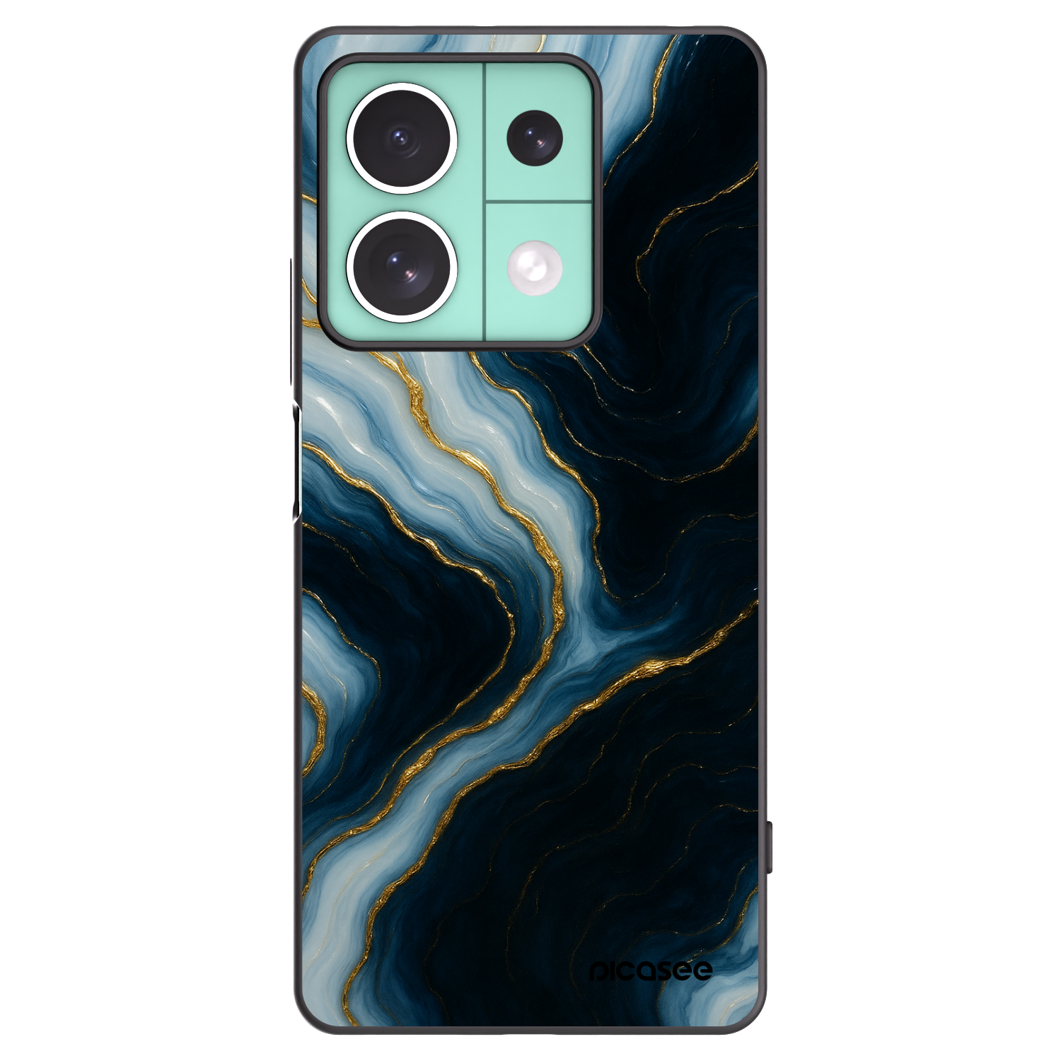 Picasee silikonový černý obal pro Xiaomi Redmi Note 13 5G - Luna