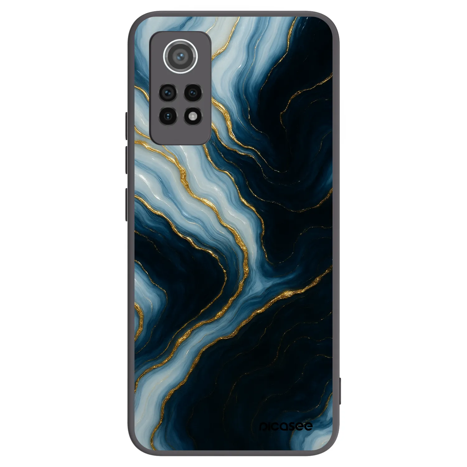 Picasee silikonový černý obal pro Xiaomi Redmi Note 12 Pro 4G - Luna