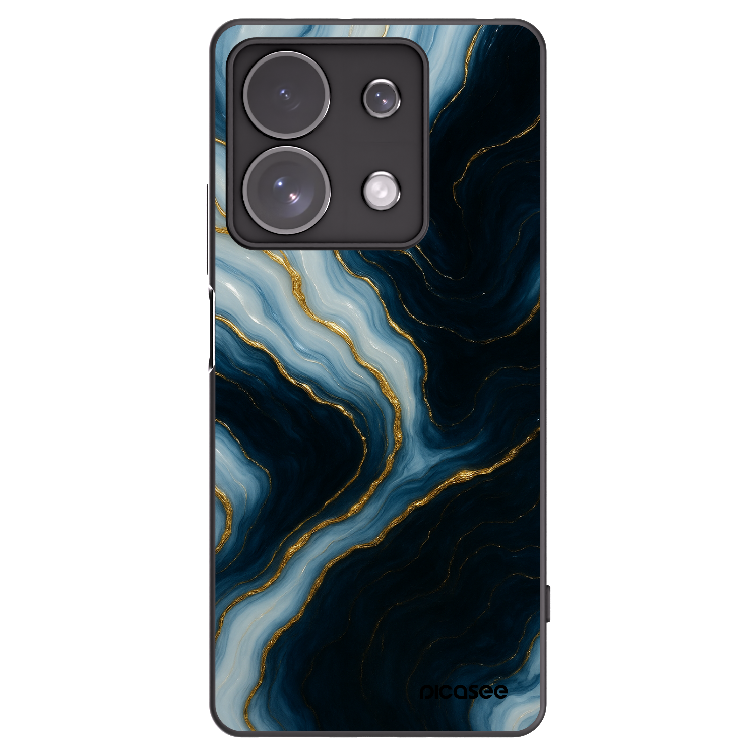Picasee silikonový černý obal pro Xiaomi Redmi Note 13 Pro 4G - Luna