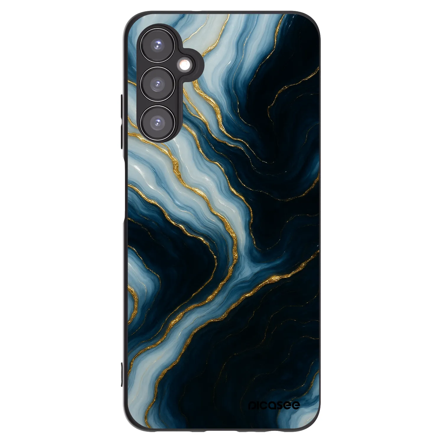 Picasee silikonový černý obal pro Samsung Galaxy A05s A057G - Luna